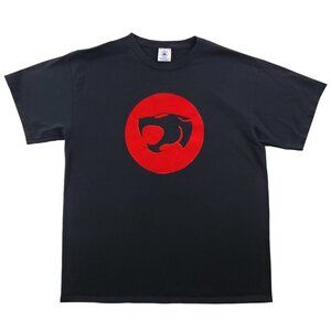 Thundercats Vintage T-Shirt Felt Logo 90s Delta 1999 Warner Bros. Large